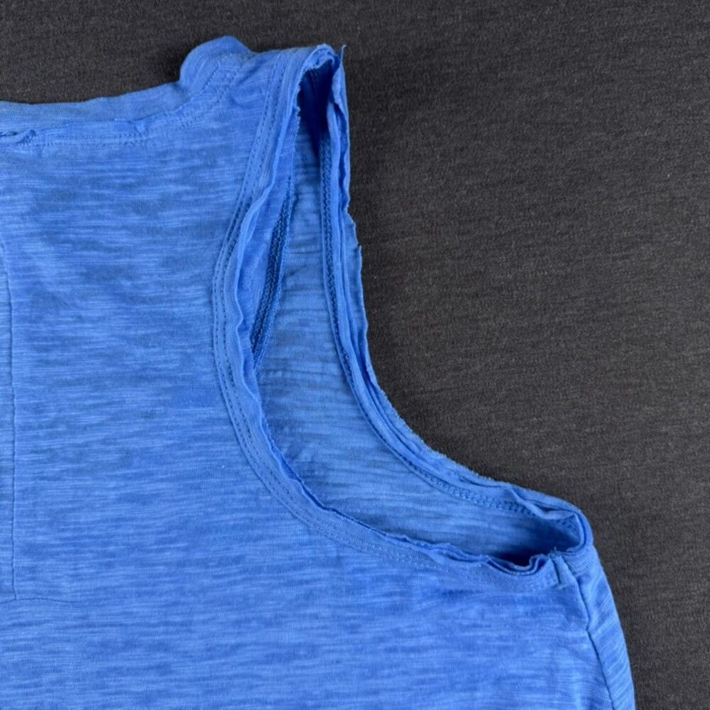 Alter’d State Blue V-Neck Racerback Tank Top Size Medium - Picture 7 of 11